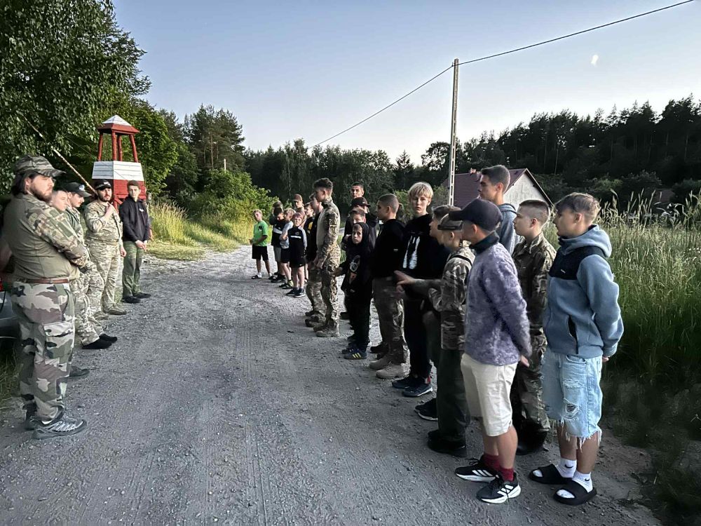 Uczestnicy obozu BTA Kompas